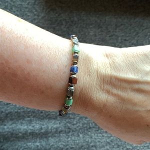 Silpada, multi-stone bracelet